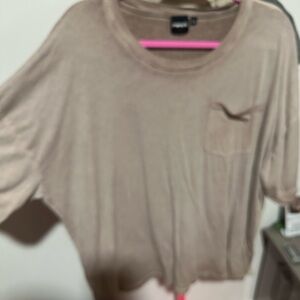 Mono B Taupe Long Sleeve Tee